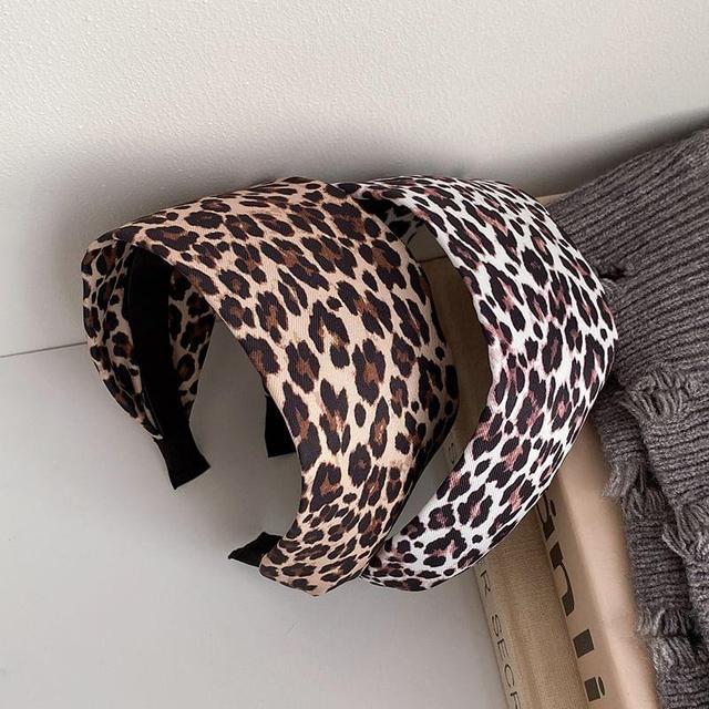 Leopard Print Fabric Headband Product Image