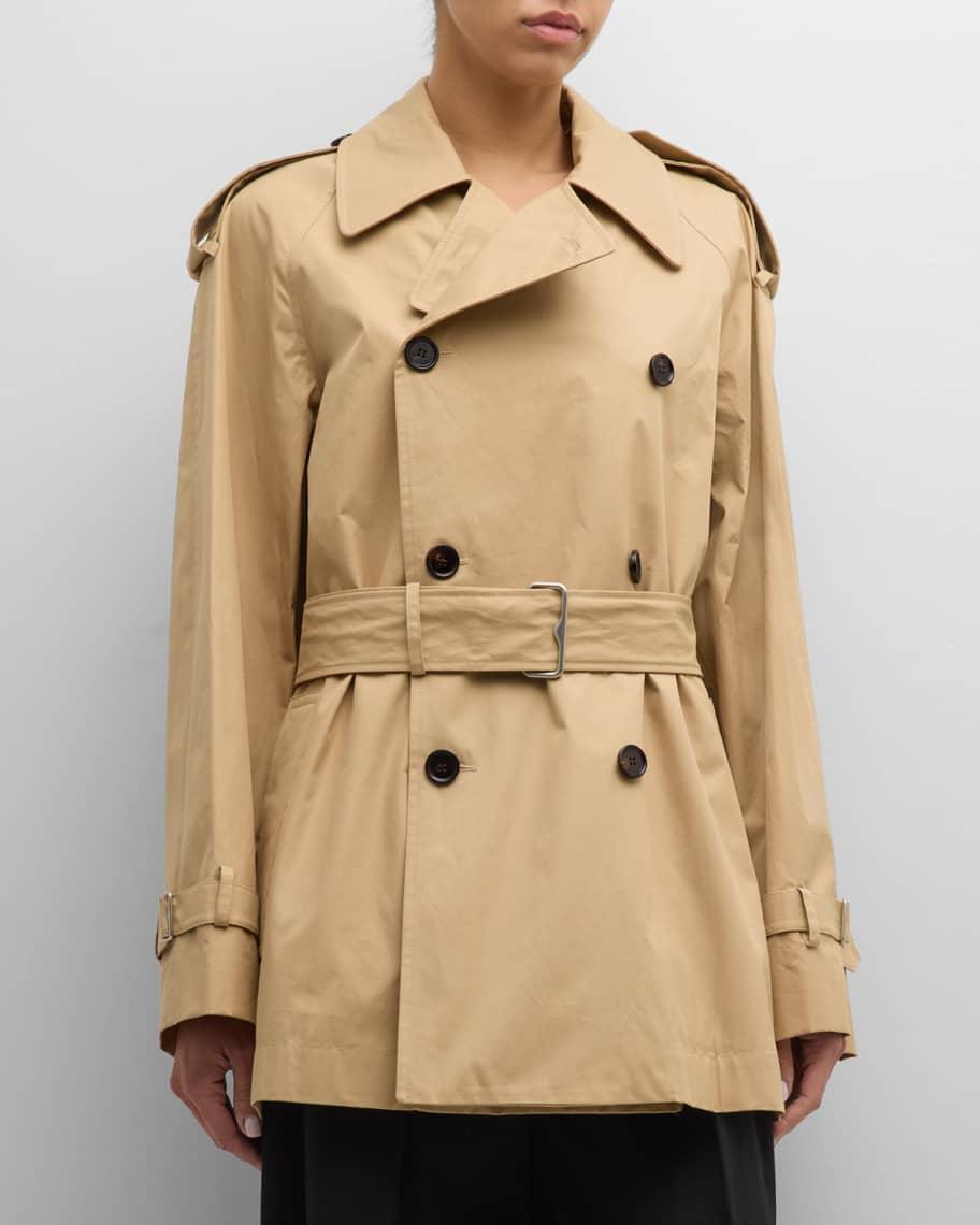 Belted Oversized Double-Breasted Trench Coat product image