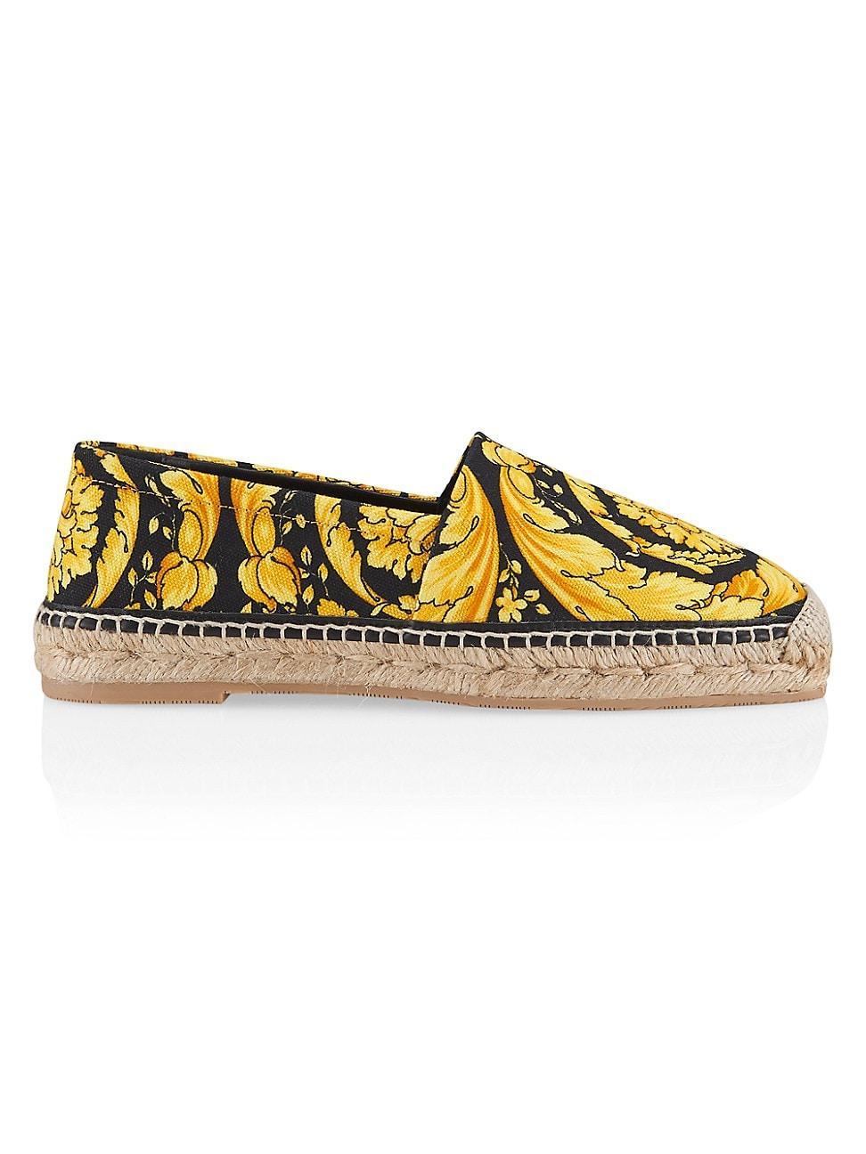 Womens Barocco-Print Canvas Espadrilles Product Image