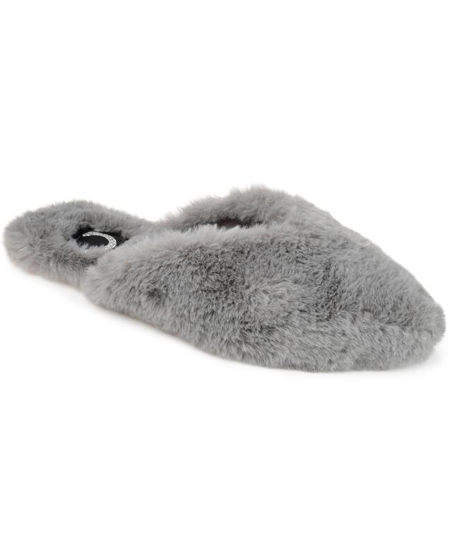 Journee Collection Womens Sundown Faux Fur Slipper Product Image