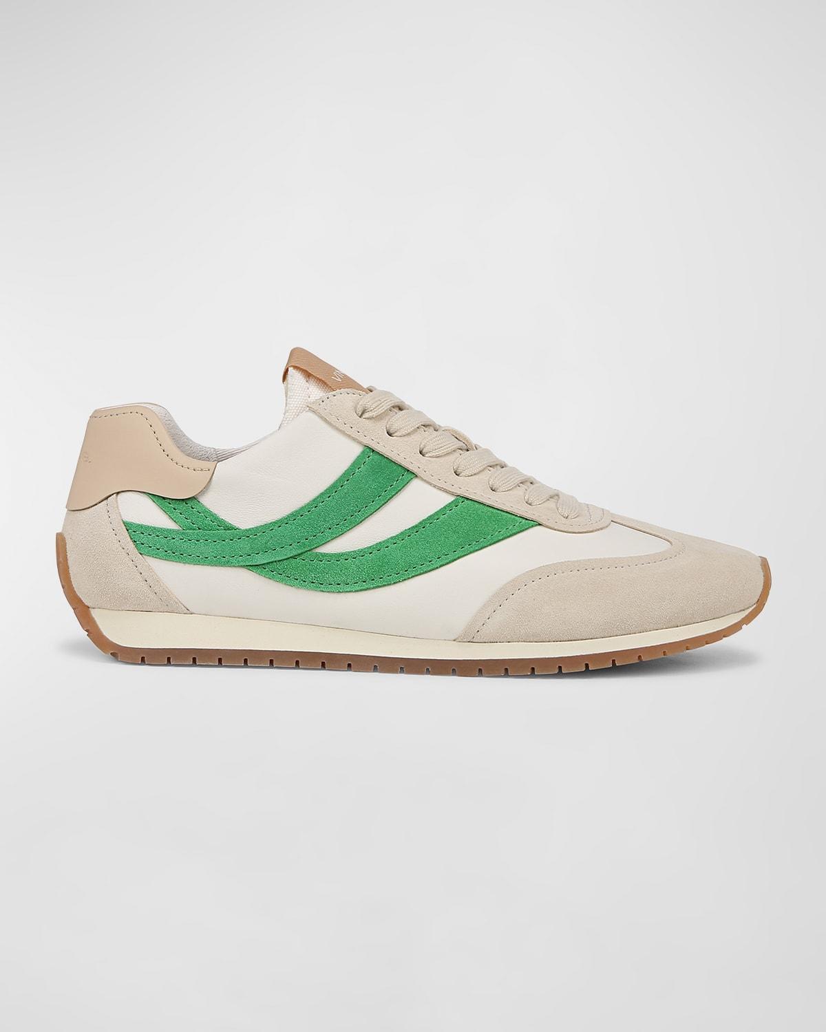 Oasis Mixed Leather Retro Sneakers Product Image