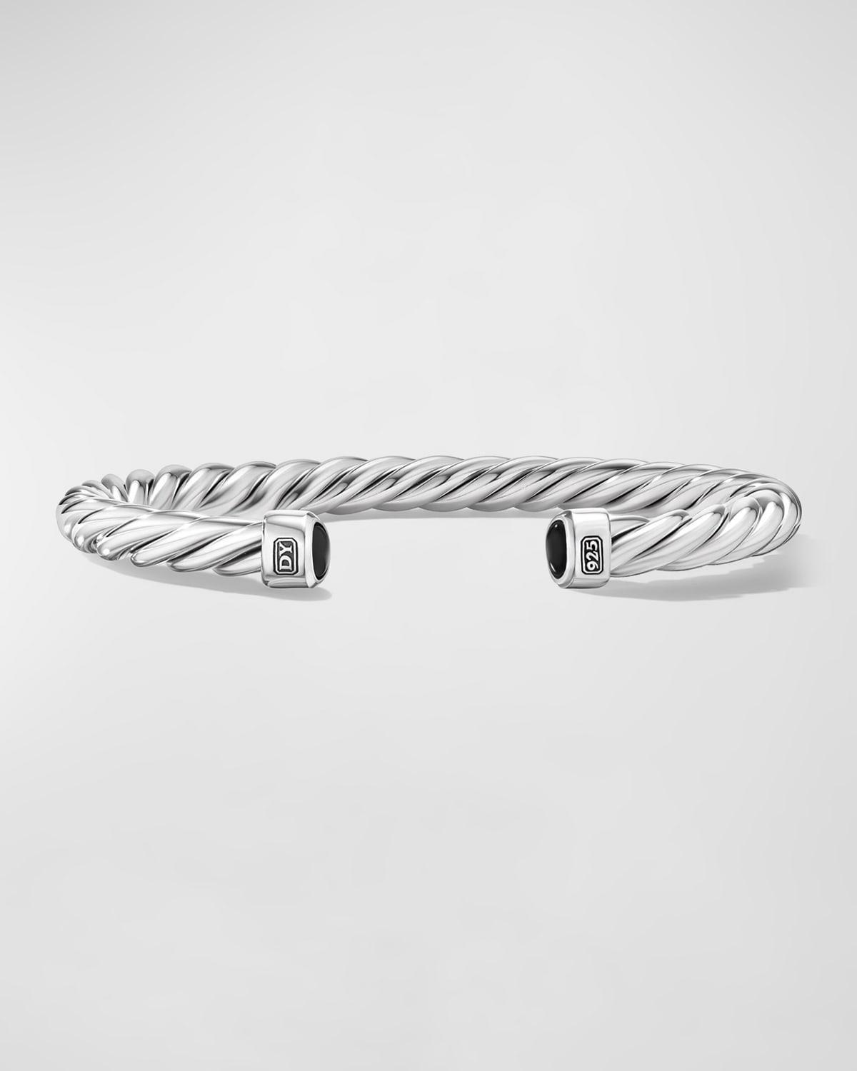 Mens Cable Cuff Bracelet Product Image