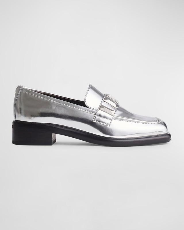 Womens Maxwell Leather Loafers Product Image