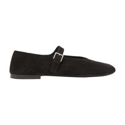 Boheme Leather Mary Jane Ballerina Flats In Black Product Image