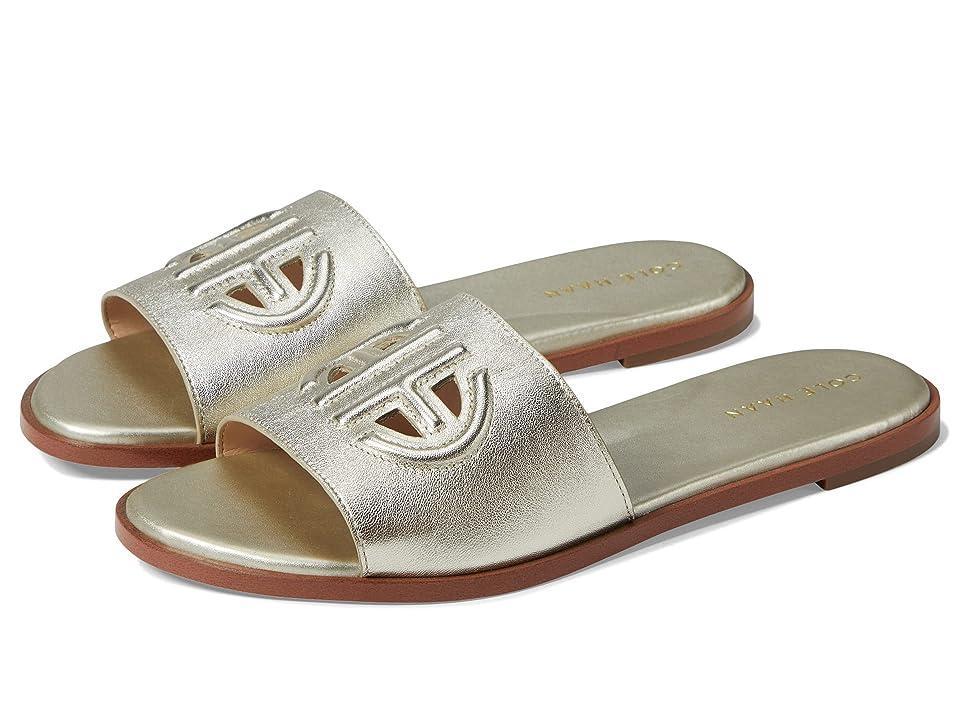 Cole Haan Flynn Logo Slide Sandal Leather) Women's Shoes Product Image