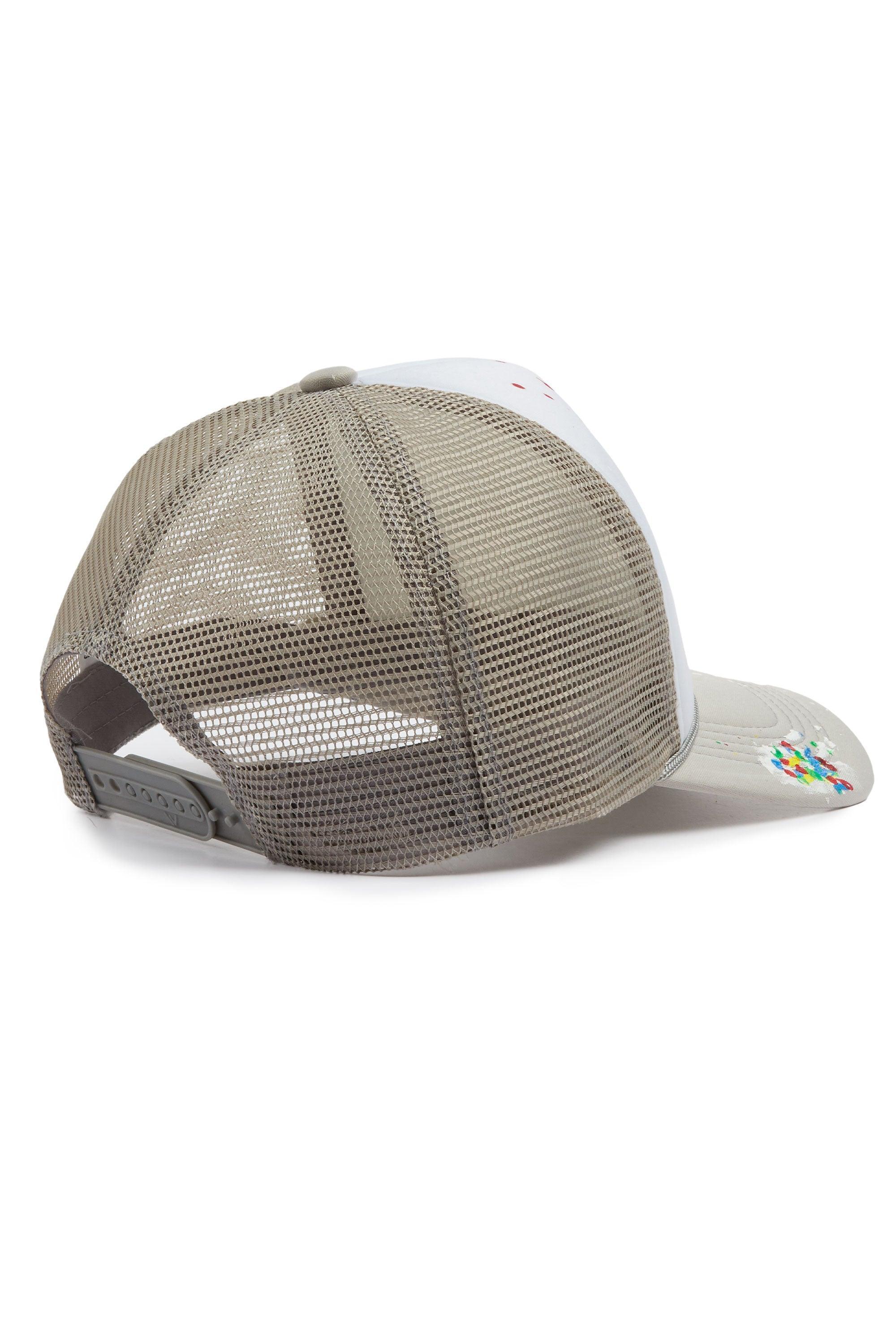 Neptune White/Light Grey Trucker Hat Male Product Image