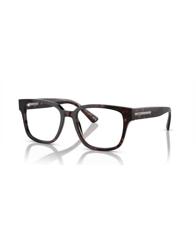 Prada Mens Eyeglasses, Pr A09V - Havana Black Transparent Product Image