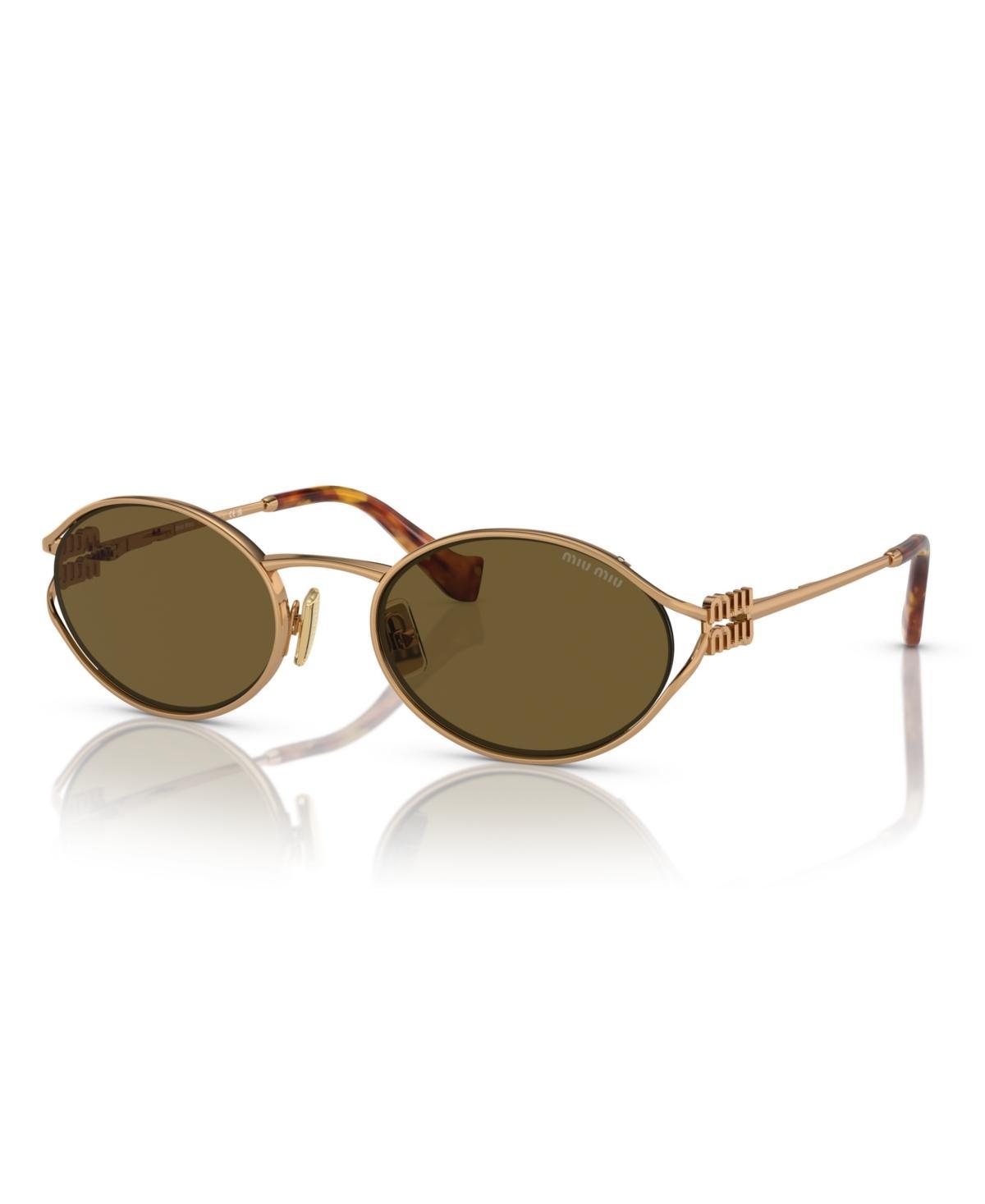 Womens 54MM Metal Round Sunglasses Product Image