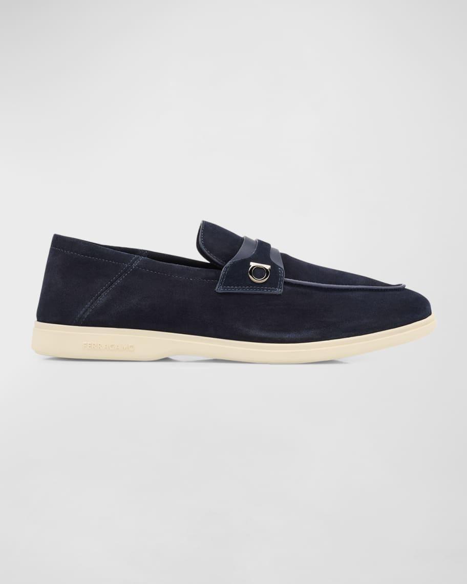 Men's Drame Gancio Suede Loafers Product Image