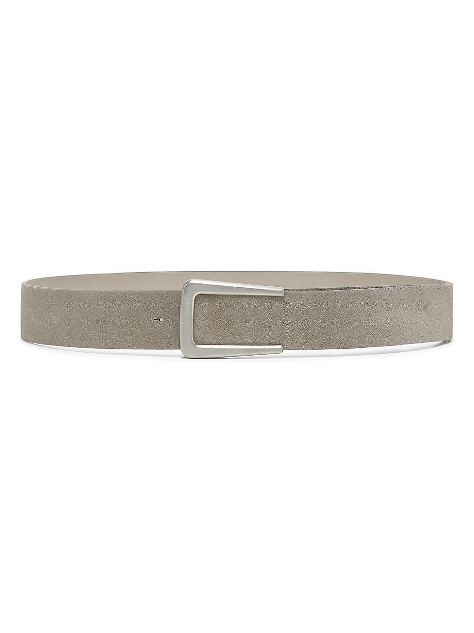 Suede Belt with Substantial Buckle Product Image