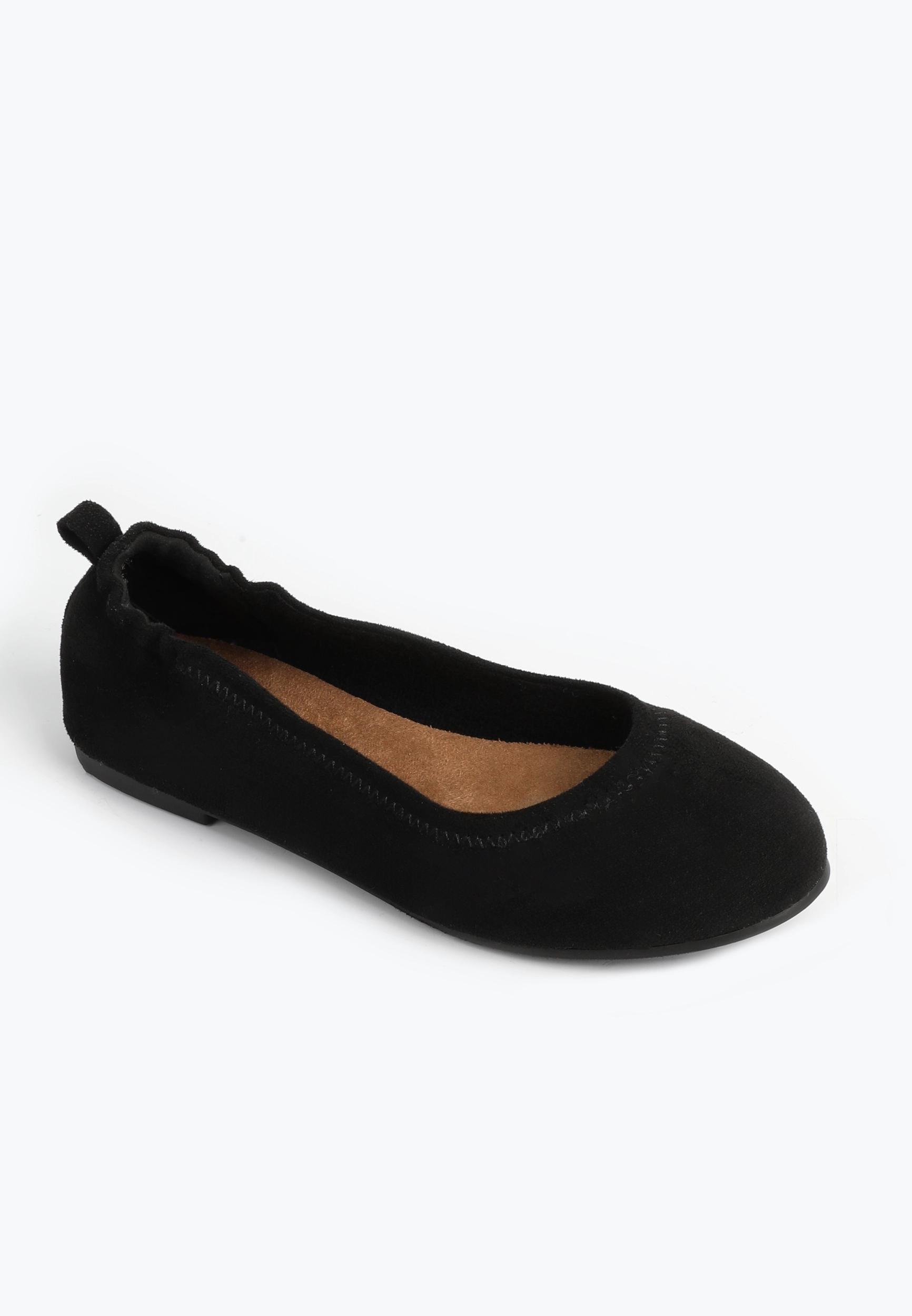 Faux Suede Ballet Flat Product Image