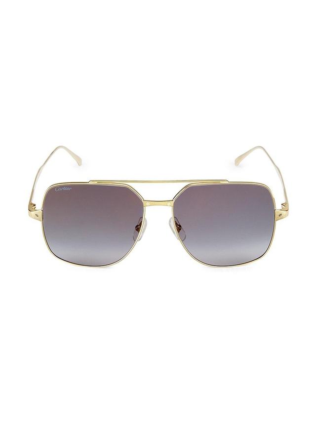 Womens Santos De Cartier 57MM Square Sunglasses Product Image