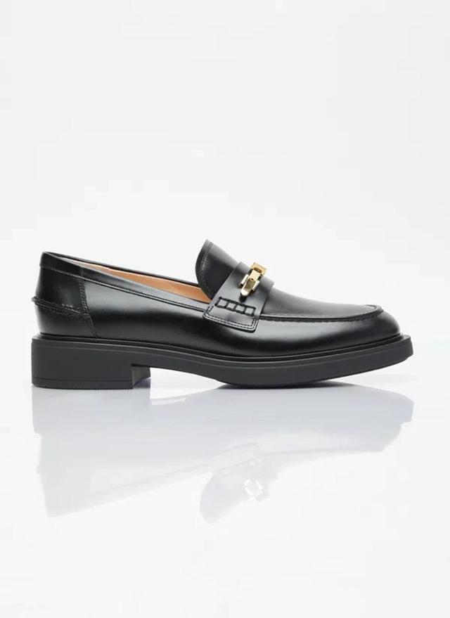 Martine Leather Loafers In Black Product Image