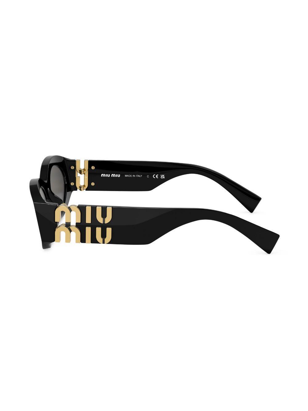 Miu Glimpse oval-frame sunglasses Product Image