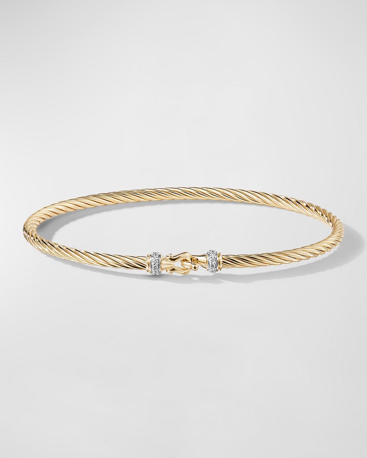 Womens Buckle Bracelet in 18K Yellow Gold Product Image