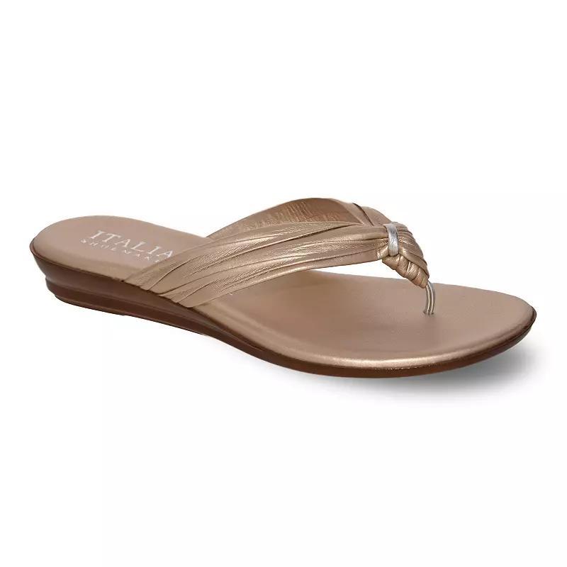 Womens Italian Shoemakers Aleena Flat Sandals White Product Image