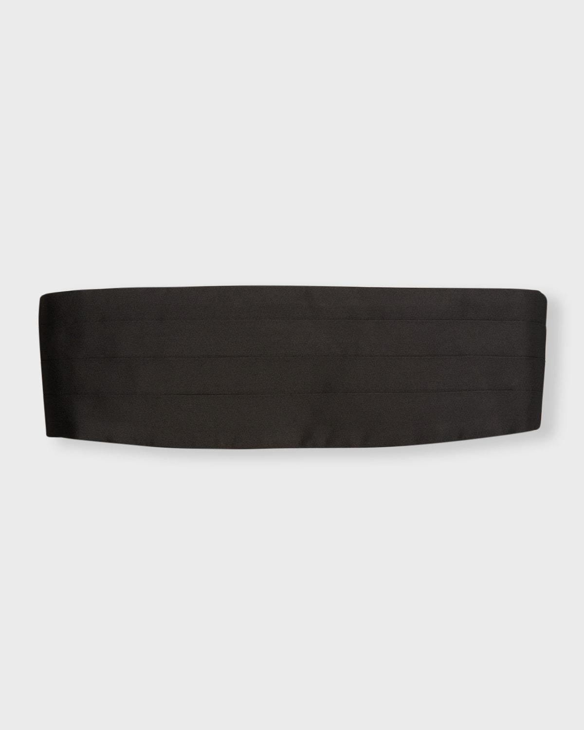 ZEGNA Pleated Silk Cummerbund Product Image