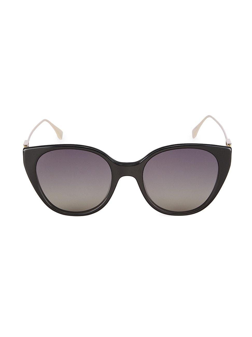 The Fendi Baguette 54mm Round Sunglasses Product Image