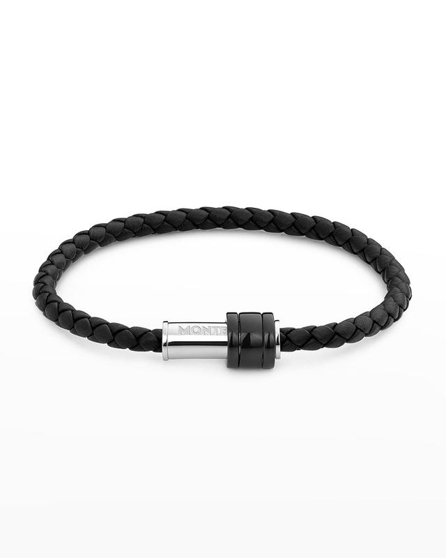 Montblanc Braided Leather Bracelet Product Image