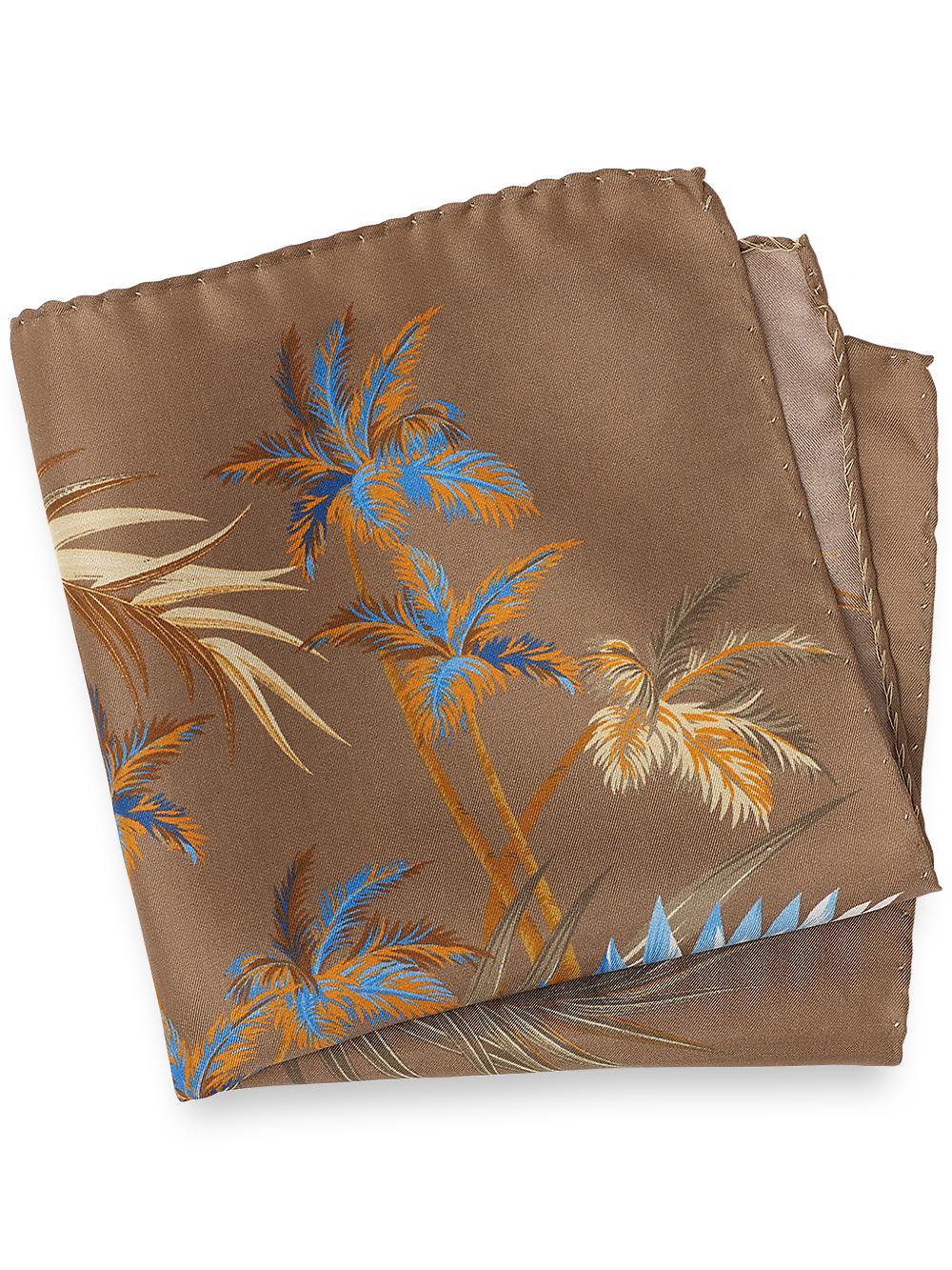 Floral Silk Pocket Square Product Image