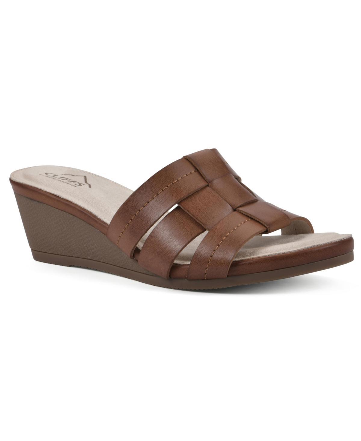 Cliffs by White Mountain Candyce Burnished/Smooth) Women's Sandals Product Image