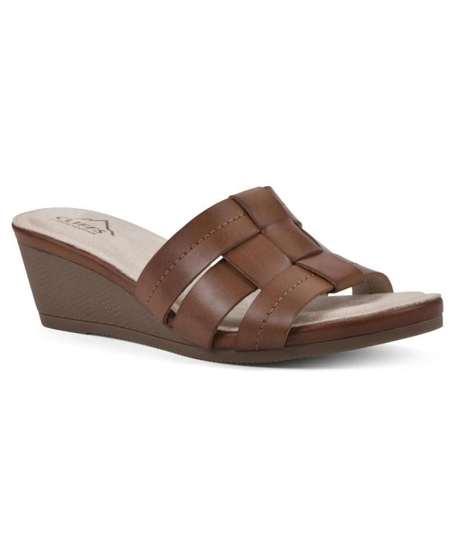 Cliffs by White Mountain Candyce Womens Wedge Sandals Product Image