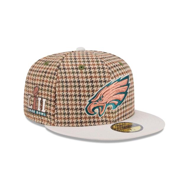 Philadelphia Eagles Houndstooth 59FIFTY Fitted Hat Male Product Image