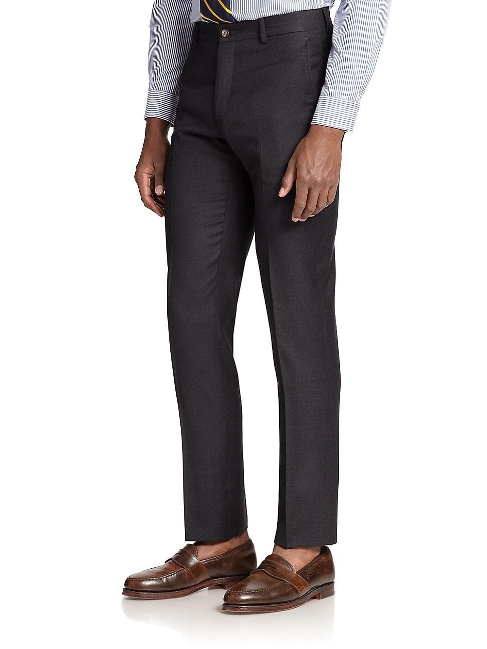 Polo Ralph Lauren Slim Fit Wool Twill Trousers Product Image