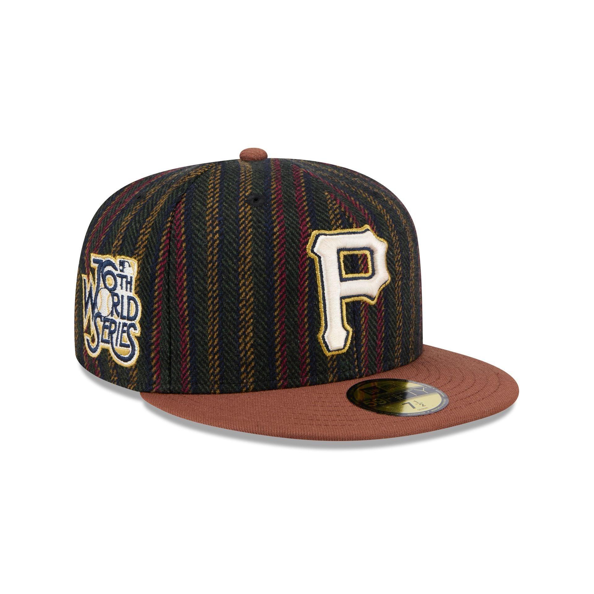 Pittsburgh Pirates Vintage Herringbone 59FIFTY Fitted Hat Male Product Image