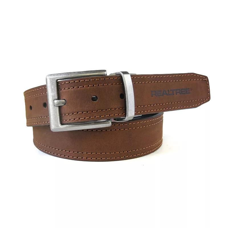 Mens Realtree Crazy Horse Reversible Leather Belt Product Image