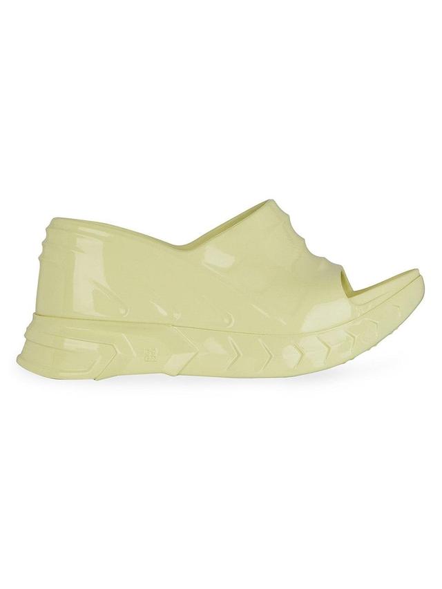 Womens Marshmallow Wedge Sandals in Rubber Product Image