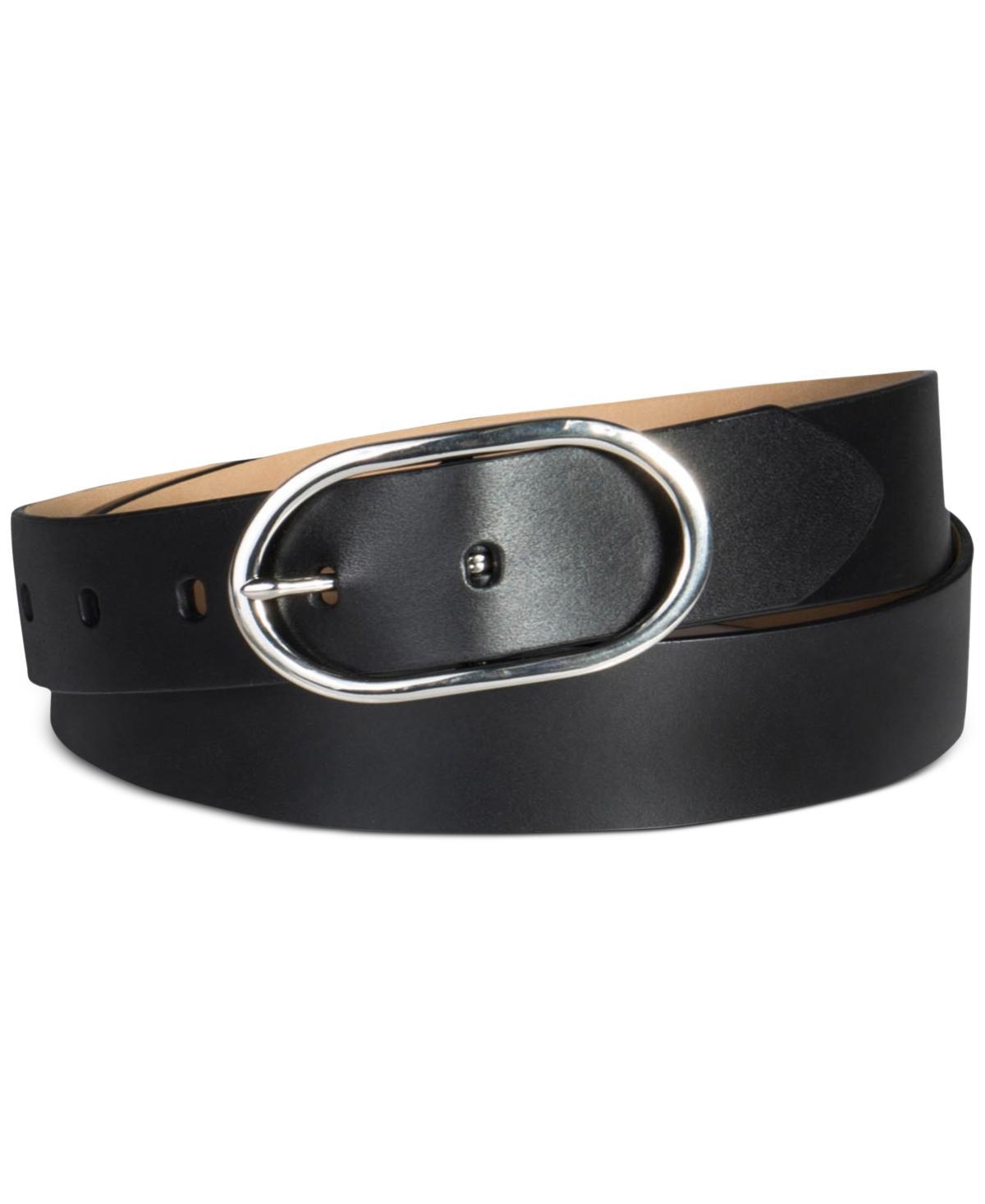 Calvin Klein Womens Oval Center Bar Buckle Dress Belt Product Image