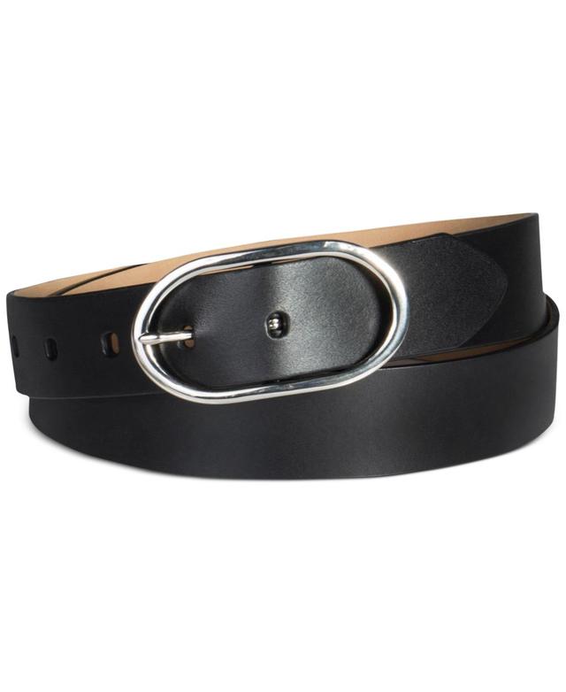 Calvin Klein Womens Oval Center Bar Buckle Dress Belt Product Image