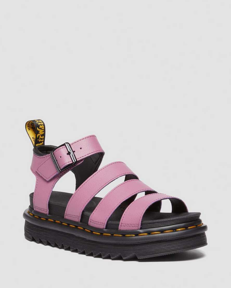 DR MARTENS Blaire Athena Leather Strap Sandals Product Image