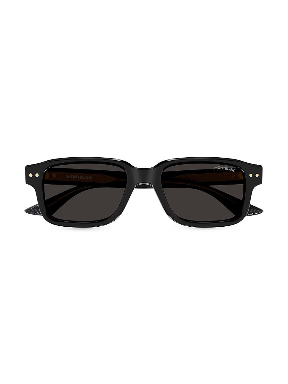 Mens Snowcap Bold 53MM Rectangular Sunglasses Product Image