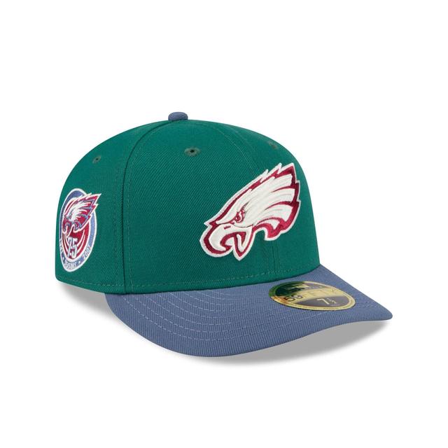 Philadelphia Eagles Green Gemstone Low Profile 59FIFTY Fitted Hat Male Product Image