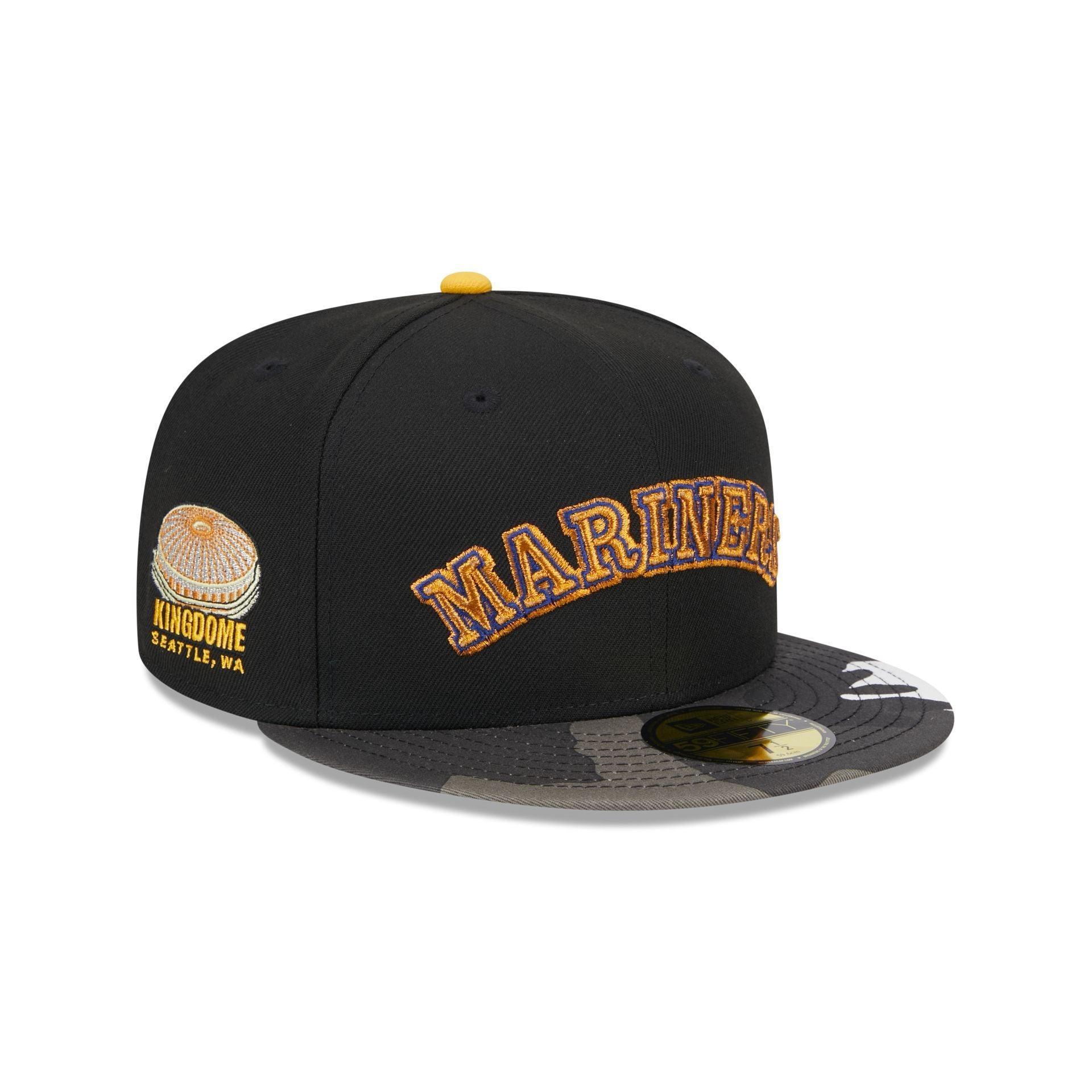 Seattle Mariners Metallic Camo 59FIFTY Fitted Hat Male Product Image