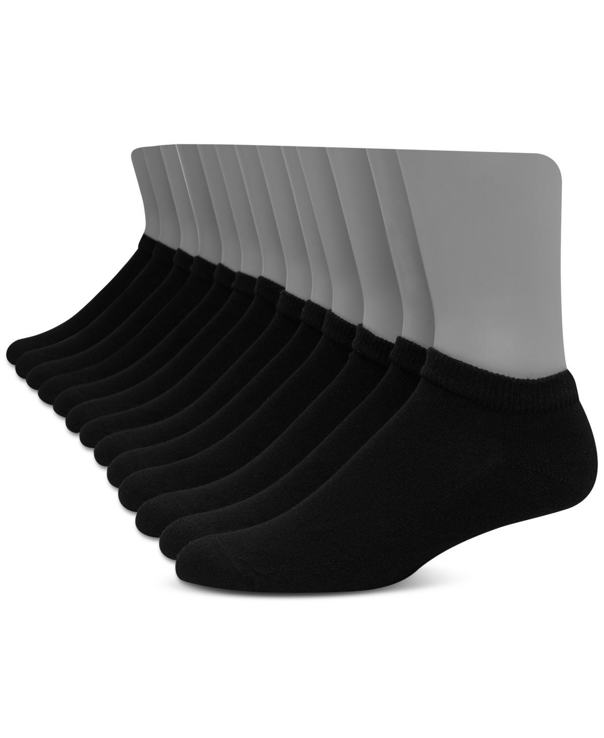 Mens Hanes Ultimate 12-pack Low-Cut Socks White Product Image