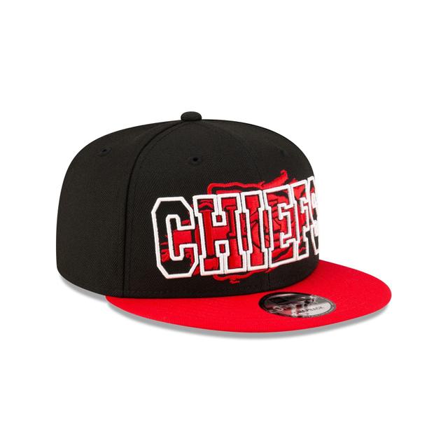 Kansas City Chiefs Splatter 9FIFTY Snapback Hat Male Product Image