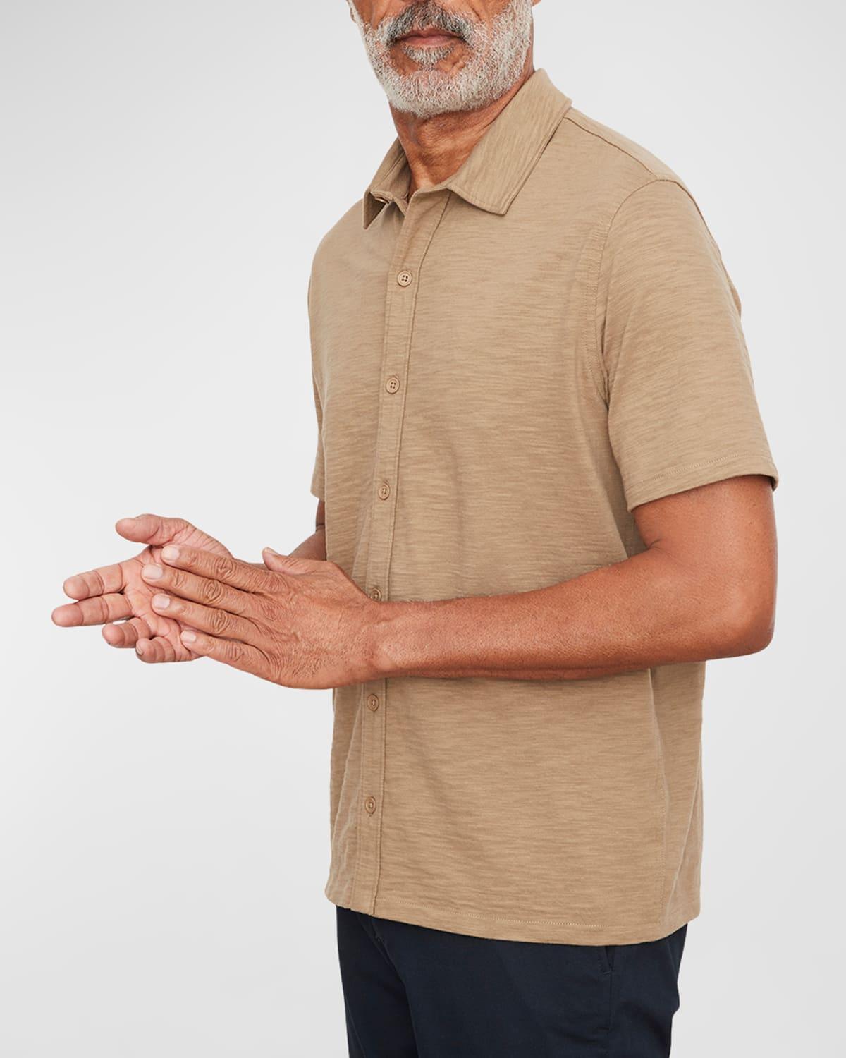 Mens Heavy Slub Short-Sleeve Shirt Product Image