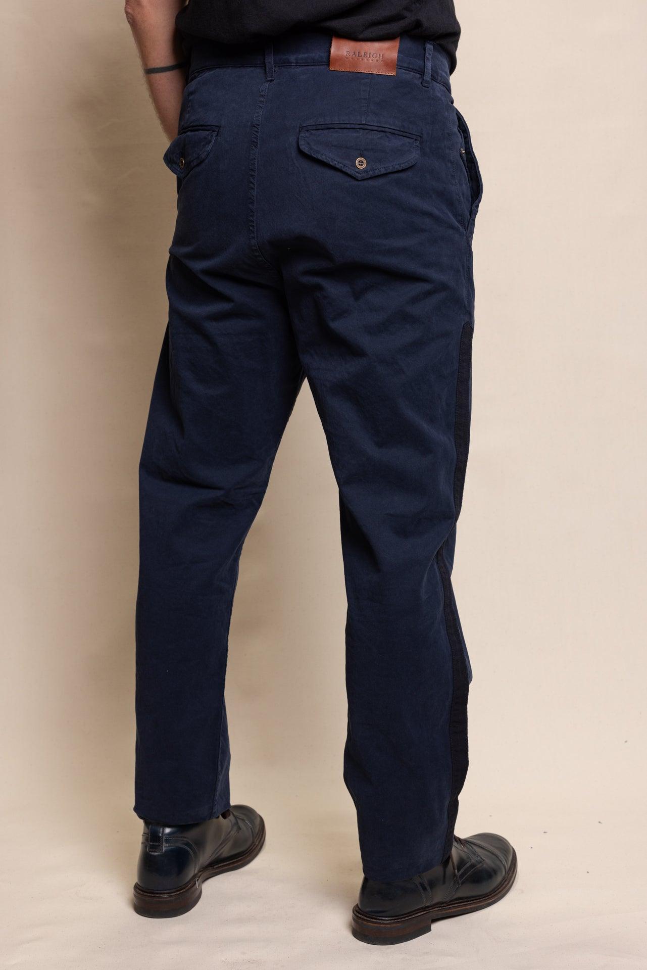 Rowan Tapered Trouser - Navy Male Product Image