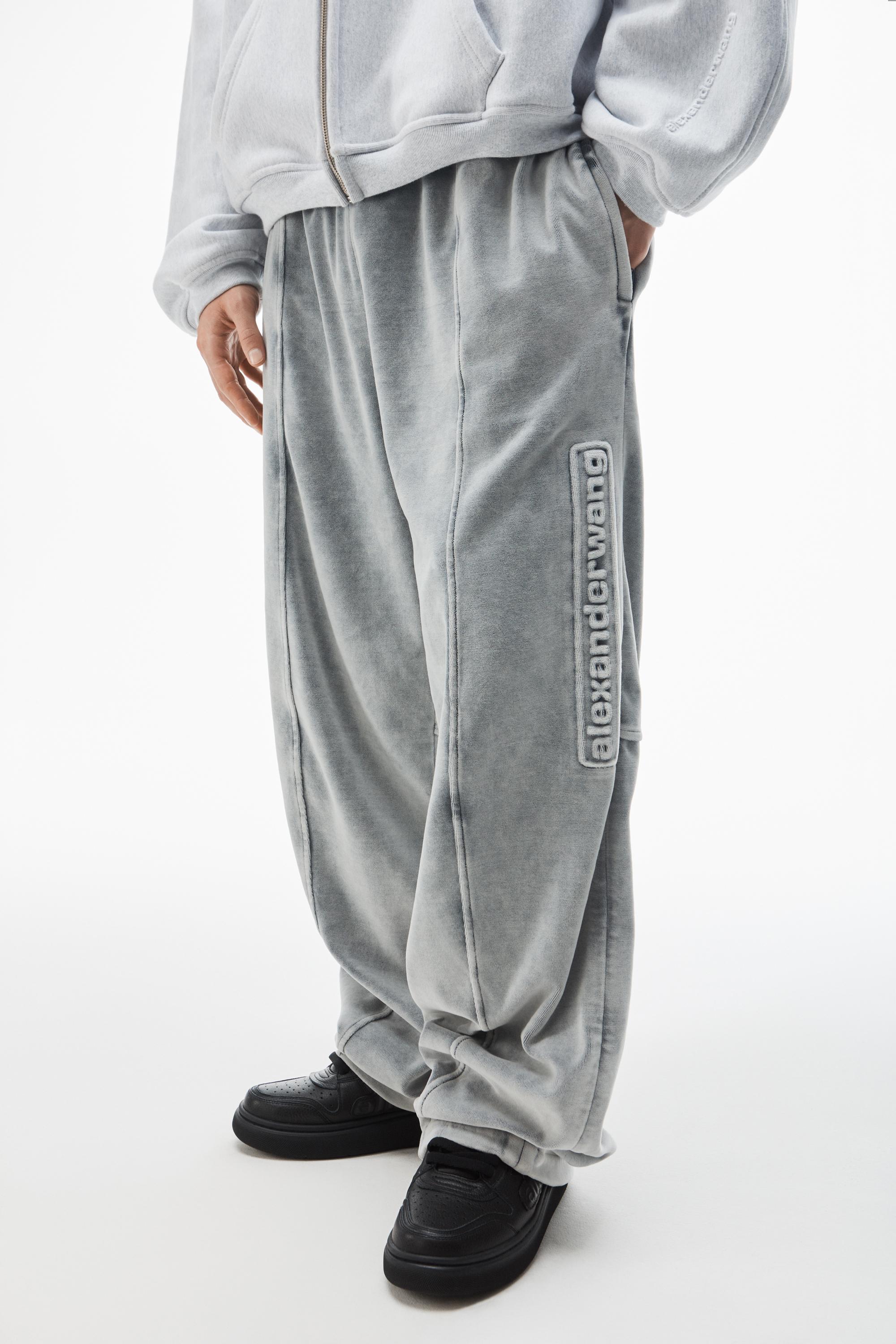 Logo Track Pant In Velour Product Image