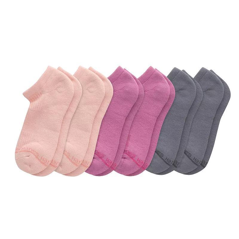 Womens Hanes Originals Ultimate Womens SuperSoft 6-Pack No Show WMSSN6 Socks Product Image