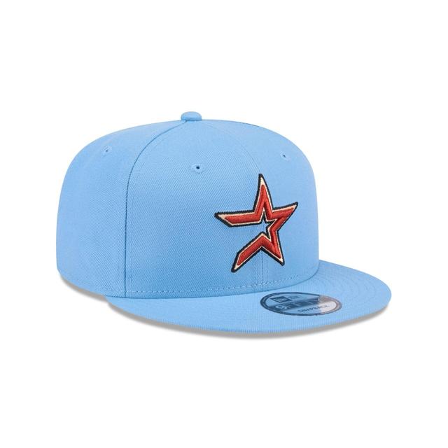 Houston Astros Sky Blue 9FIFTY Snapback Hat Male Product Image