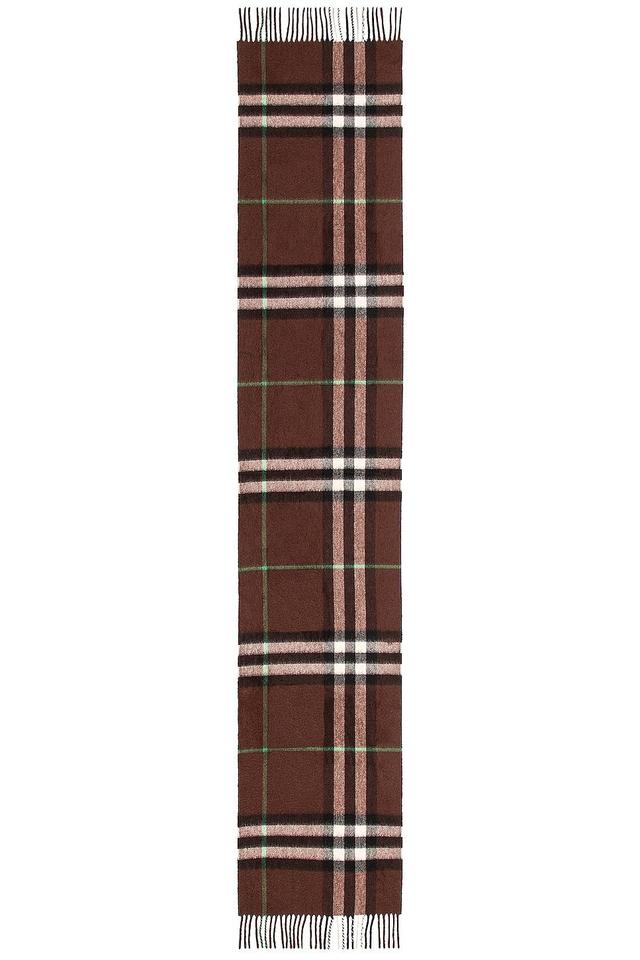 burberry Giant Check Cashmere Fringe Scarf Product Image