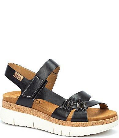 Pikolinos Palma Leather Platform Sandals Product Image