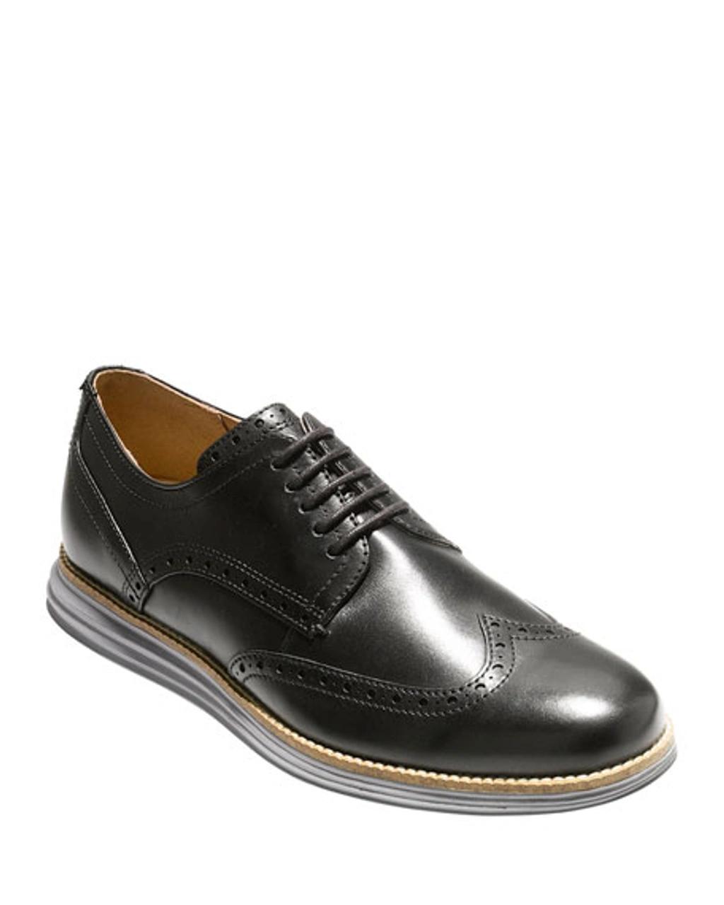 COLE HAAN Original Grand Short Wingtip Oxfords In Black Product Image