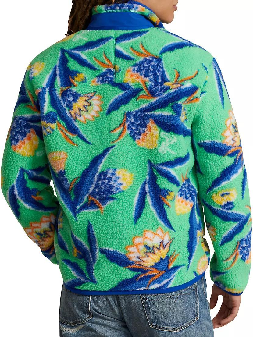 Hi-Pile Floral Fleece Jacket Product Image