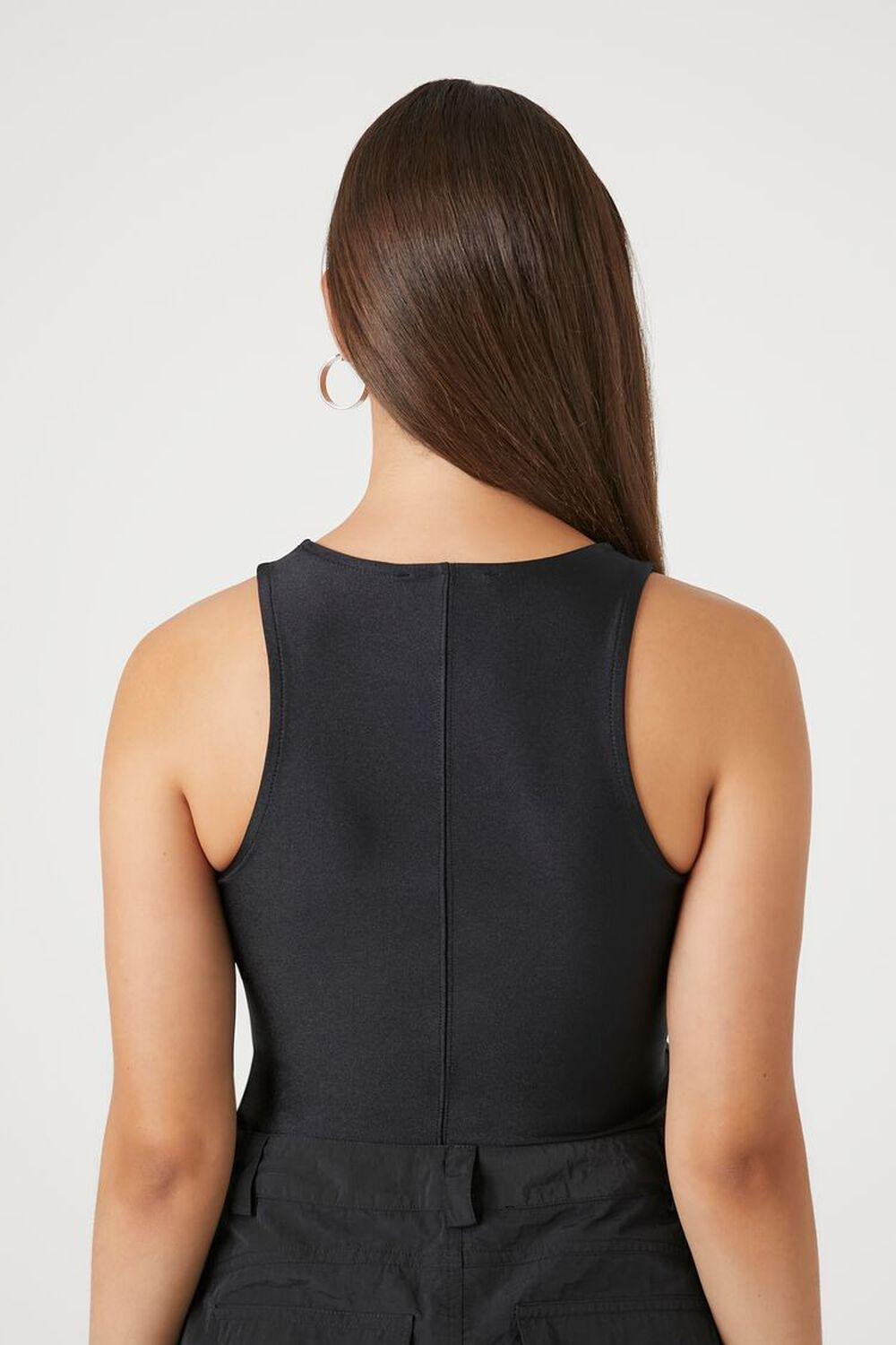 Seamed Sleeveless Bodysuit | Forever 21 Product Image