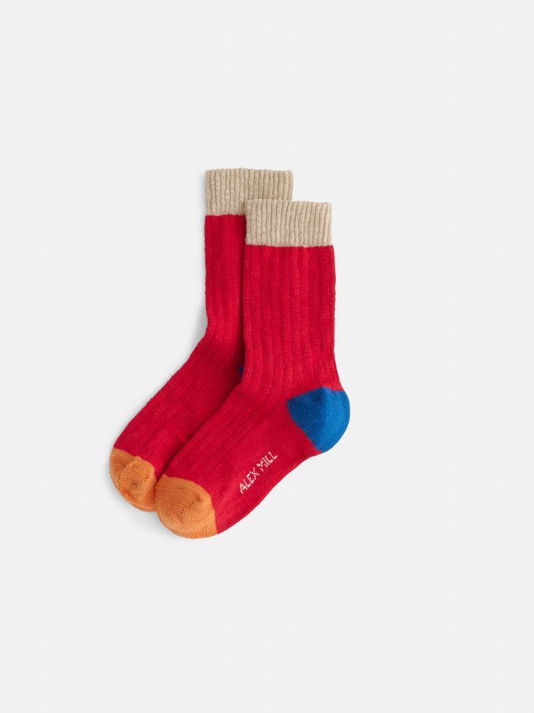 Alex Mill Cotton Colorblock Socks Product Image